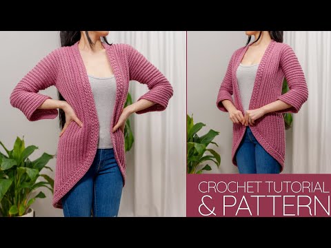 How to Crochet: Bell Sleeve Cardigan | Pattern & Tutorial DIY