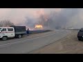 Пожар в Николаевке Павловский район (Воронежская область)
