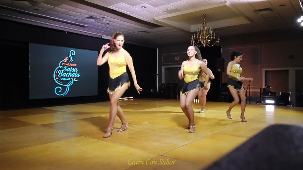 Live Performance by Fiesta Dance Ladies on Saturday 11-15-25 at Providence Salsa Bachata Festival.