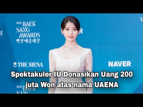 Lee Ji Eun / IU Donasikan Uang 200 Juta Won Atas Nama UAENA #trending #iu #kpop #tahunbaru #idol 