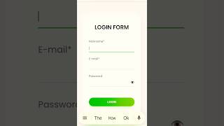 Modern Responsive Form Design HTML CSS JavaScript | Full Tutorial in Hindi #webdevelopment#shorts#ai