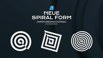 Neue Spiral Form in Affinity Designer 2.3 Update