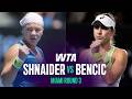 Diana Shnaider Vs Belinda Bencic 2026 Miami Open Round 3 WTA Match Highlights Diana Shnaider Vs Belinda Bencic 2026 Miami Open Round 3 WTA Match Highlights