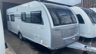 Used Adria Adora ISONZO 163 fixed bed touring caravan for sales