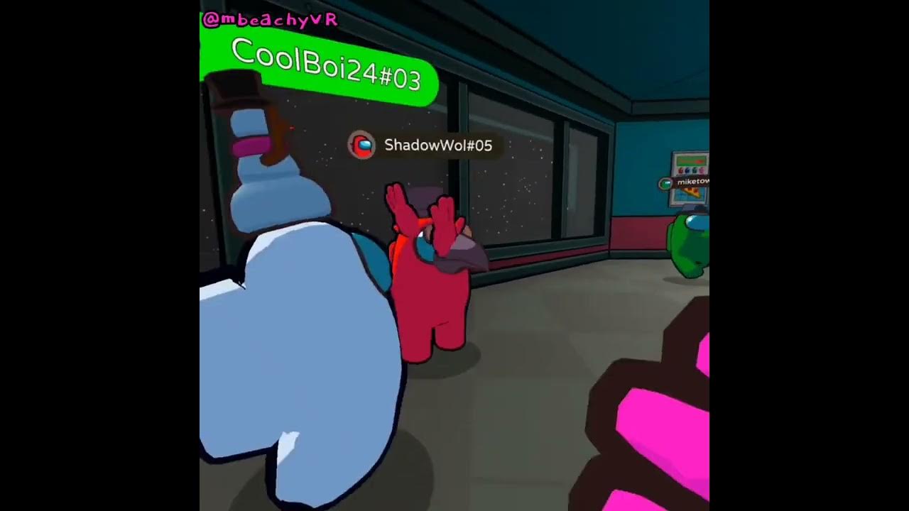 PUSH THE BUTTON!! Among Us Topic Among Us VR Topic amongusvr YouTube