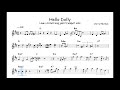 Hello Dolly trumpet solo Luis Armstrong music sheet