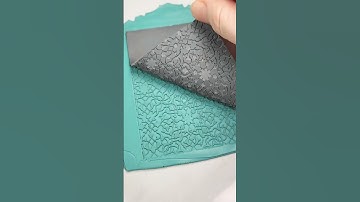 Moroccan Florals #texture #polymerclaytutorial #claytools #jewelrymaking #earringmaking #moroccan