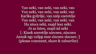 Van Neki Piano Hungarian Karaoke Magyar Csárdás Dal Sing Along Folk Song Resimi