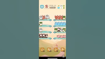 Color Cat Sort Cute Cat Game Level 63 #shorts #shortsfeed #cat #gaming