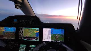 Cockpit Video: Phenom 300 Private Jet from Sheboygan Wisconsin to Des Moines Iowa