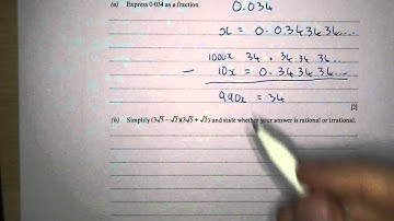 Surds and Indices - Q8 GCSE Maths Revision Walking Talking Topics with Mr Barton