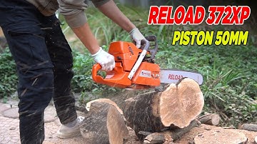 Cưa Xích RELOAD 372 Công Suất Lớn Hơn 365 Cắt Thử Gỗ Lớn Xem Có KHỏe Như Lời Đồn