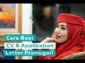 CV dan Surat lamaran buat jadi pramugari. #Vlog8