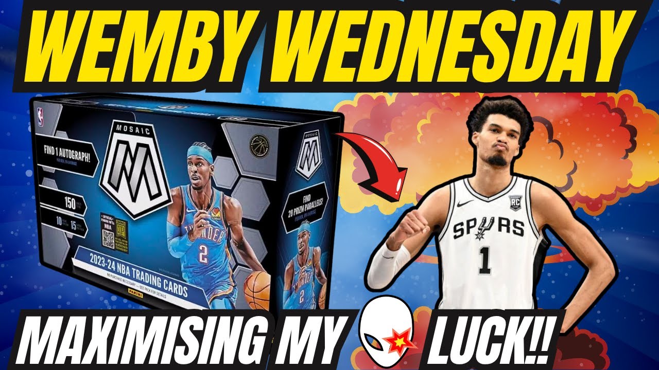 FIRST PACK MAGIC ? - 2023-24 Panini Mosaic Basketball Hobby Box 