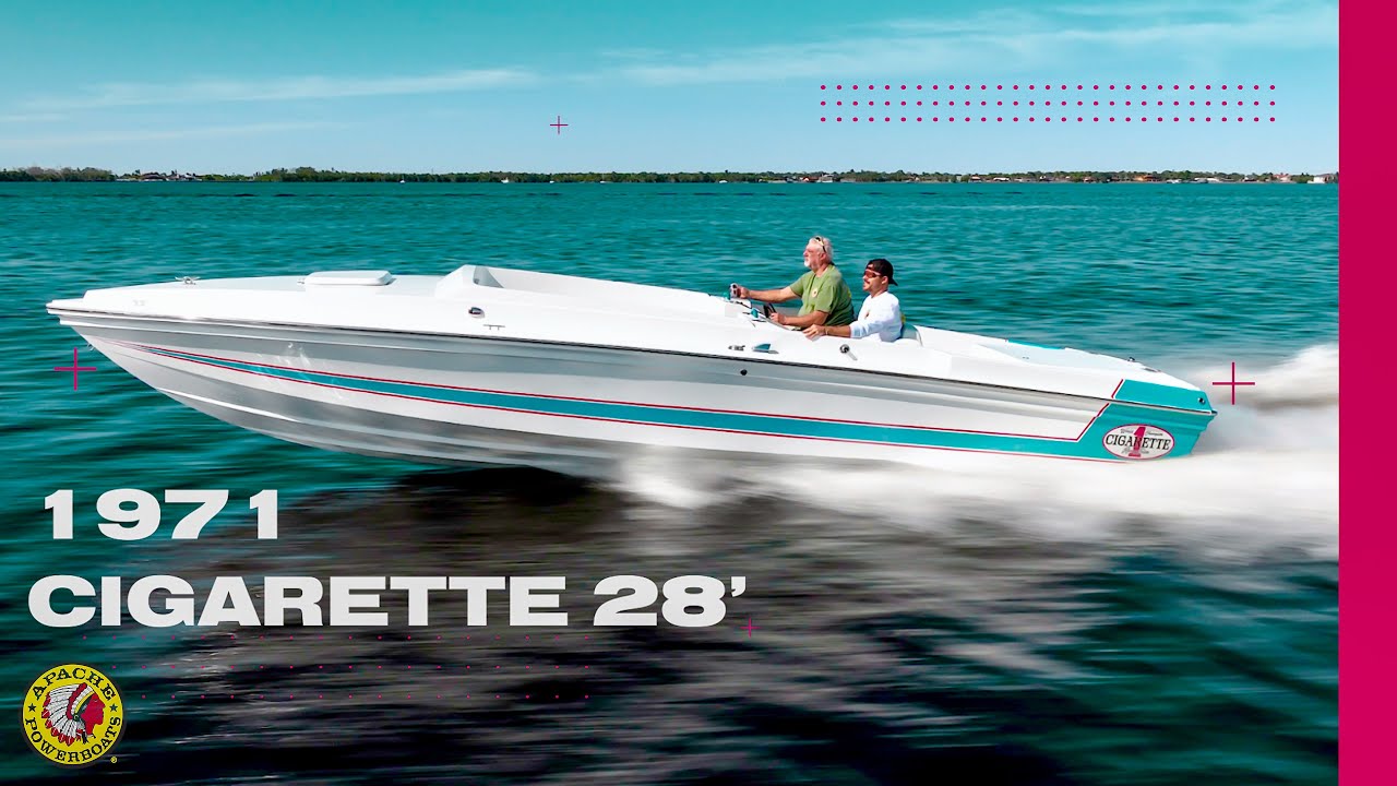 cigarette boat 1980 Cigarette 28’ Restoration & Repowering