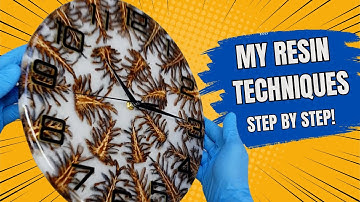 Step-by-Step DIY - How to Make a Unique Epoxy Resin and Pine Cone Clock