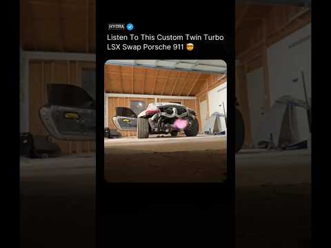 Listen To This Custom Twin Turbo LSX Swap Porsche 911🤯 #lsswap #porsche