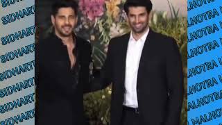 Sidharth Malhotra and Aditya Roy Kapur together at an event.
