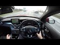 2017 Mercedes C350e Hybrid DRIVING POV/REVIEW