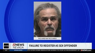 California man facing a felony charge in Lyon County for failing to register as a sex offender
