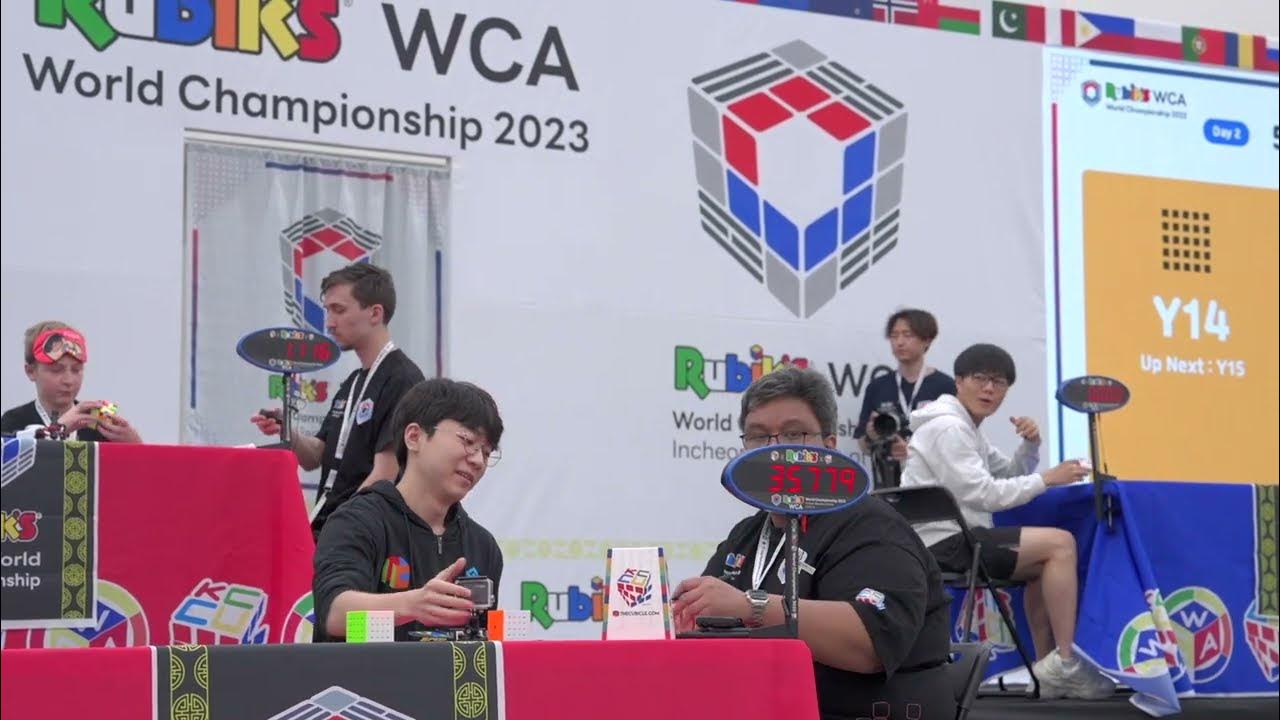 FINAL Main 333 CUBE Rubik's WCA World Championship 2023 