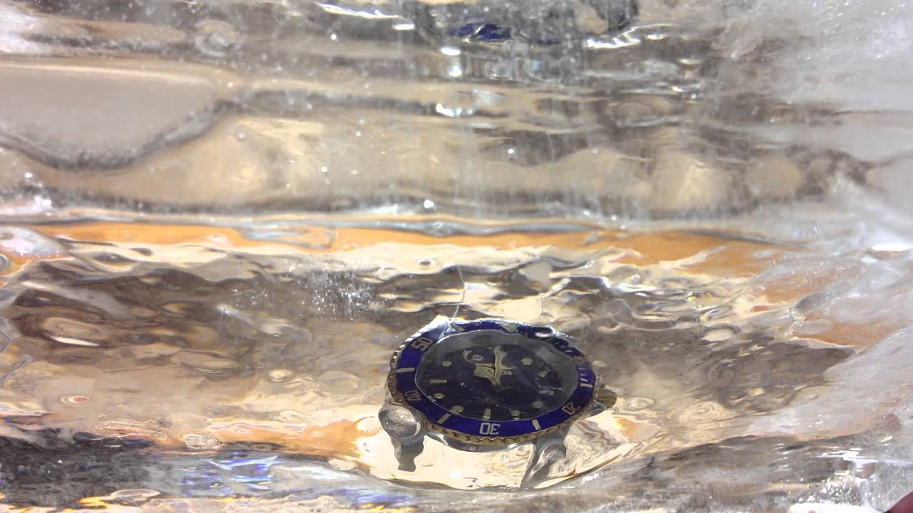 Invicta Prodiver in Ice Block Test