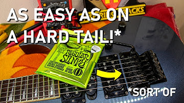 The EASIEST Way to Restring Your Floyd Rose - Full Tutorial