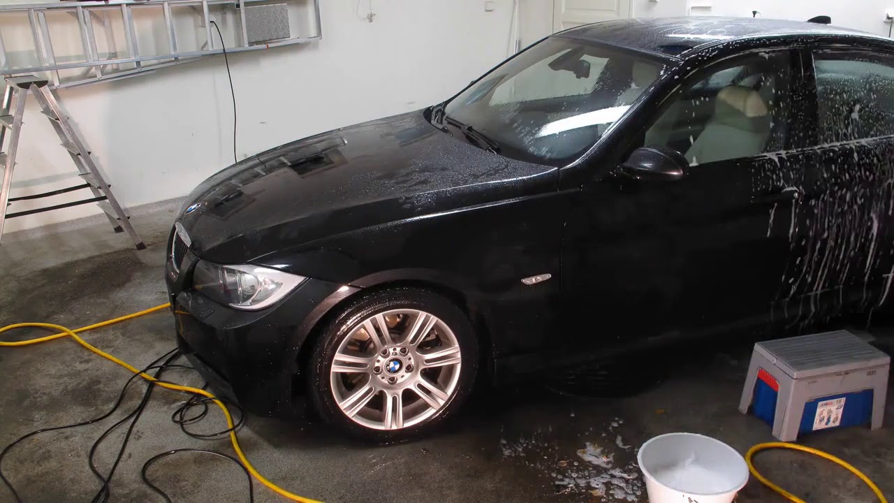 Sapphire Black E90 M Sport Car Wash YouTube