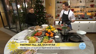 Festmat signerad krögaren Jonas Svensson – man vill dansa  - Nyhetsmorgon (TV4)