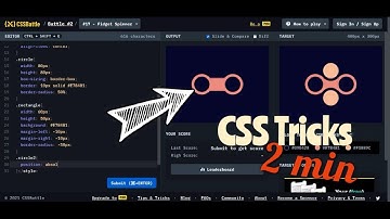 CSS Battle #17 in 2min #CSS_Tricks