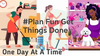 #planfungetthingsdone Plan With Me 1-7th June Happy Planner Classic Horizontal Catchall #diy #fun