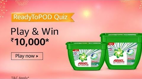 The Ariel 3 in 1 PODs have a unique ____ chambered design. Fill in the blanks - YouTube.