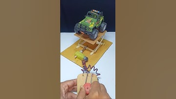 New Car Lifting Idea - DC Motor #dcmotor #tech #diyproject #shorts