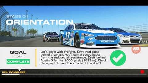 Real Racing 3 Nascar Academy