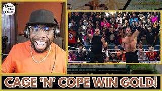AND NEW! My REACTION to Cage 'n' Cope WINNING the AEW World Tag Team Titles! #aew #wrestling