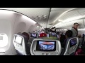 360 VR interior airplane Avion Copa Airlines Panama 4k