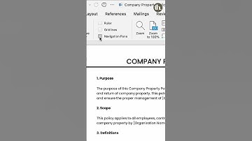 Master your #MSWord docs with Navigation Pane!