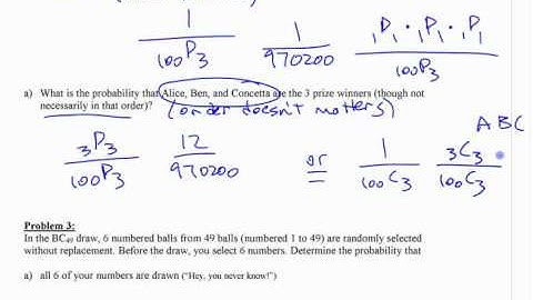 PM12 7.6 (3) Using Combinatorics to Calculate Probabilities - part 3