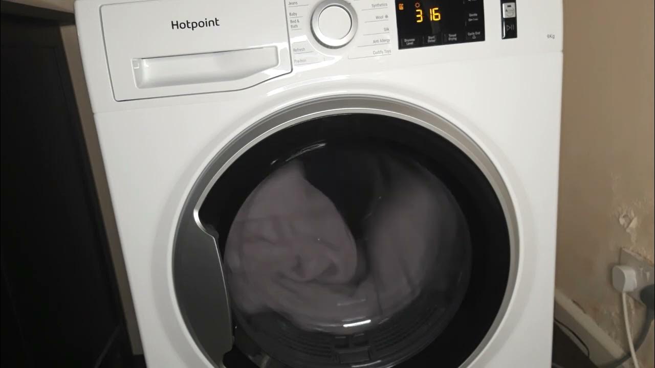 Hotpoint ActiveCare Tumble Dryer Cottons Full Cycle YouTube