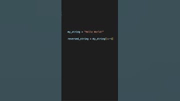 How to reverse a string in Python #python #learnpython #coding