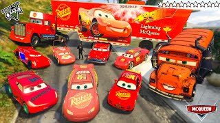 GTA 5  Stealing MCQUEEN CARS with Franklin! (Real Life Cars #2)