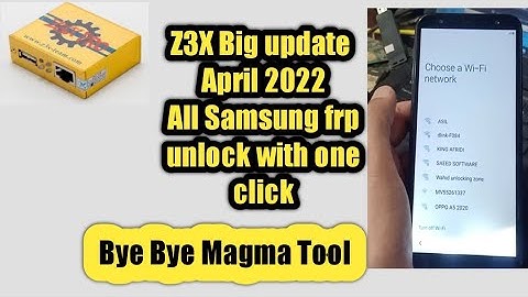 z3x new Big update all Samsung frp unlock with one click April 2022
