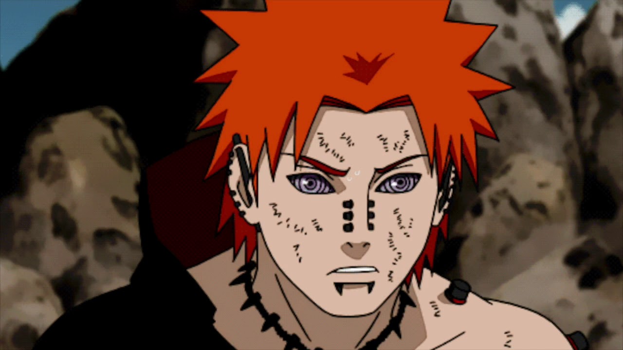 Naruto Kyuubi Mode Vs Pain