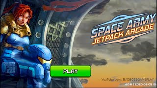 Space Army Jetpack Arcade - Android Gameplay HD screenshot 5