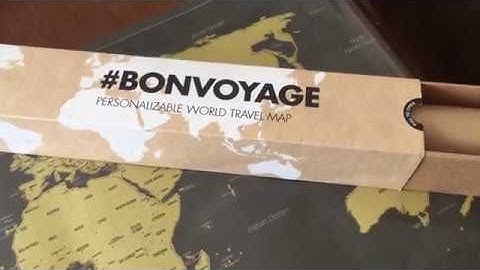 XXL Scratch Map Review and How to by John