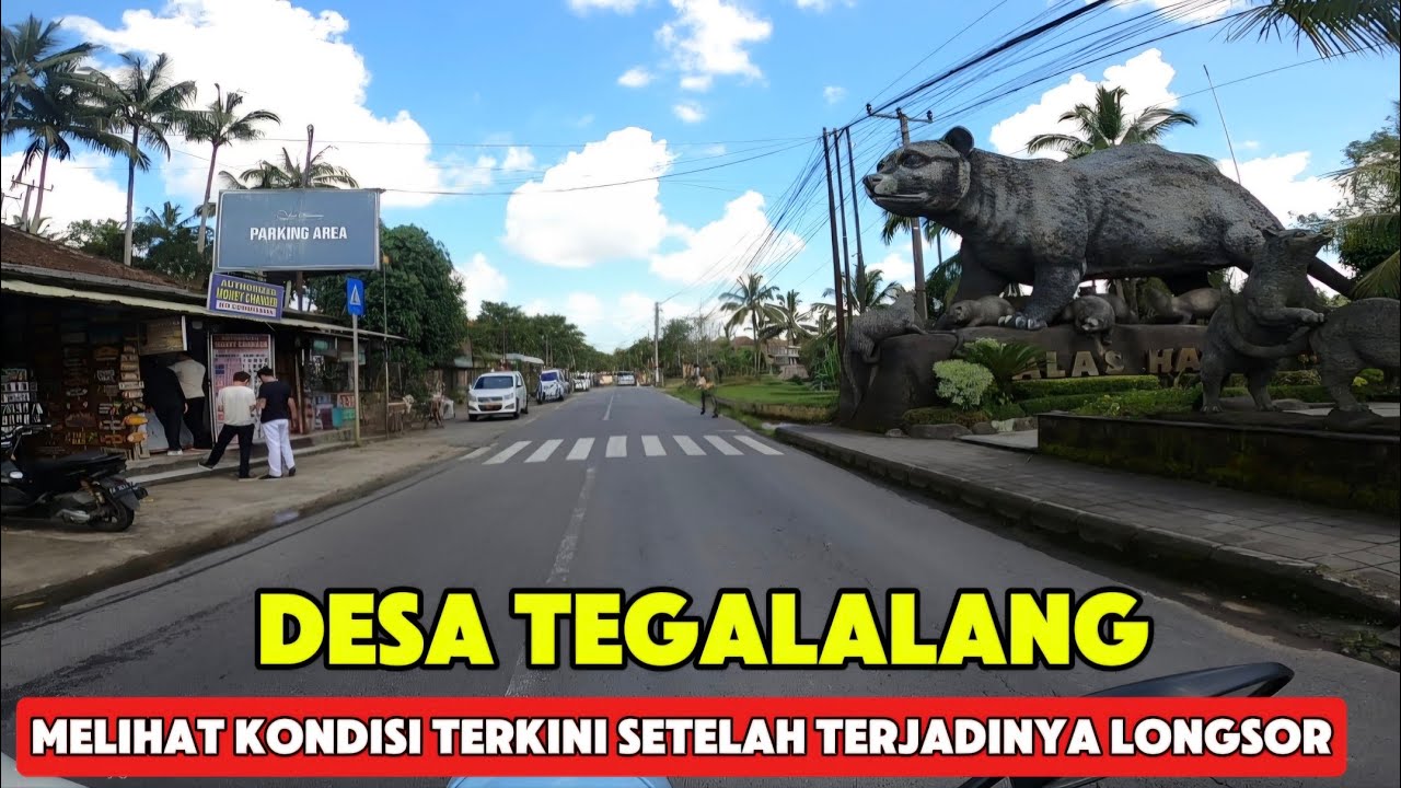 MELIHAT KONDISI LONGSOR DI DESA TEGALALANG 