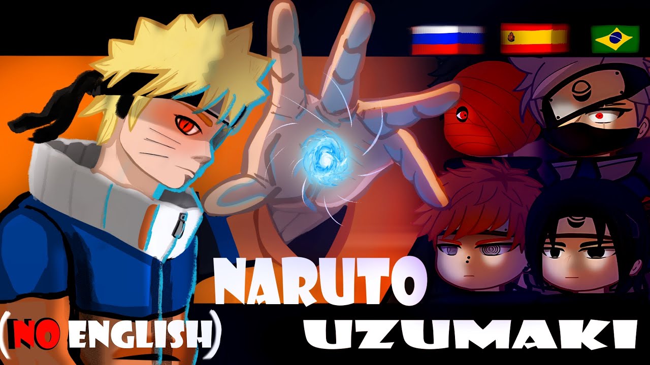 React to Naruto||🇷🇺 🇪🇸 🇧🇷 (No English)|shippuden||gacha club||animation|
