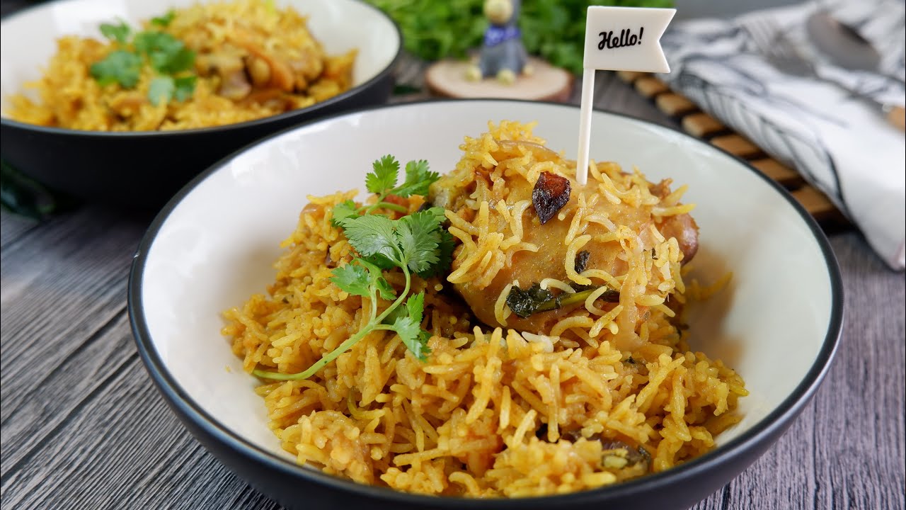 Super Good! The Easiest Rice Cooker Chicken Biryani  One Pot / Instant Pot Indian Rice Recipe