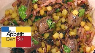 [Recette] Sauté d'Alouettes Aux Pommes De Terre et Lardons - Chef Hélène Darroze