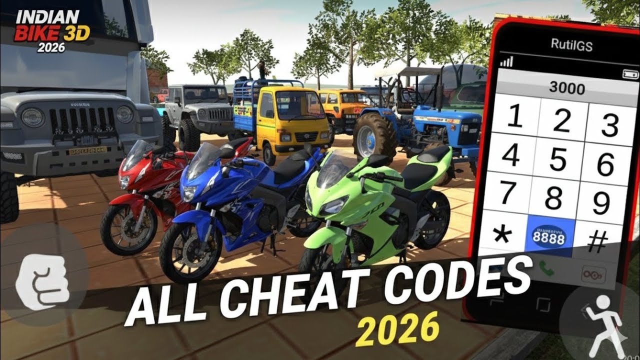 Top 10 Secret Cheat Codes You Don't Know! 🤫 | Indian Bike Driving 3D New Update